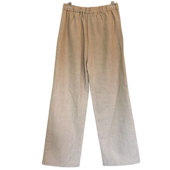 Mod Ref Piper and Scoot Beige Mid Rise Twill Straight Leg Pants Size Small - Picture 2 of 6